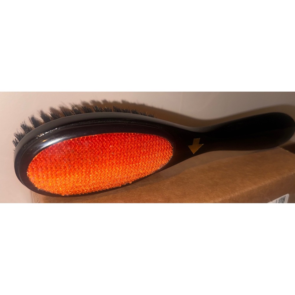 Vintage Swank West Germany Clothes Brush Lint Remover Dual Sided Black Red MCM